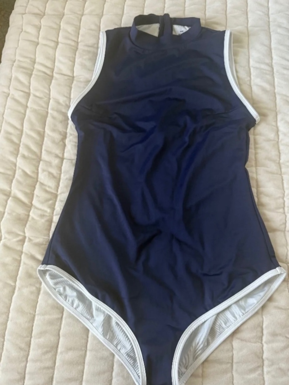 Free People Salt Gypsy Jade On-Piece Surf Swimsuit size Large Navy Blue